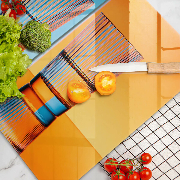 Sklo za varnú dosku Dva poháre vody