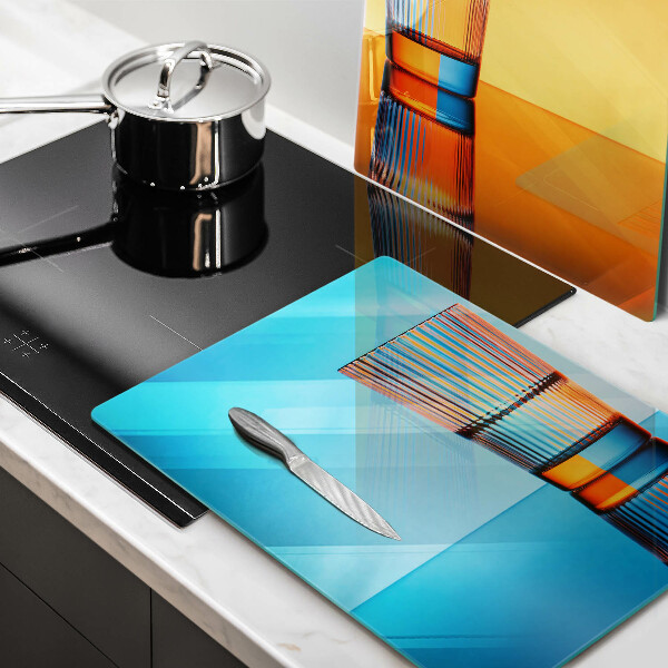 Sklo za varnú dosku Dva poháre vody