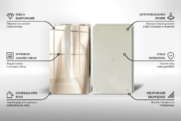 Sklo za varnú dosku Krémová zmrzlina