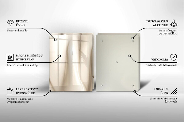 Sklo za varnú dosku Krémová zmrzlina