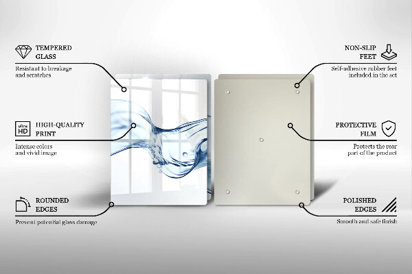 Sklo za varnú dosku Krištáľová voda