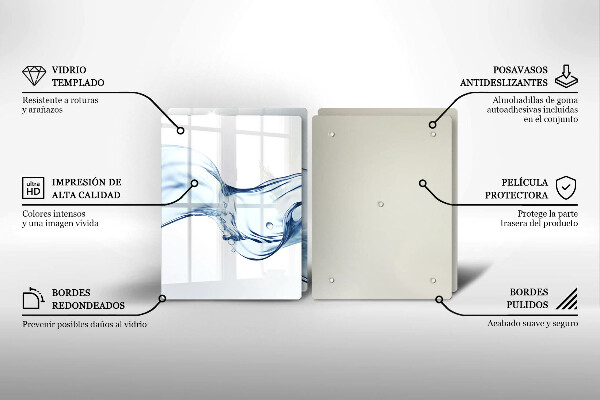 Sklo za varnú dosku Krištáľová voda