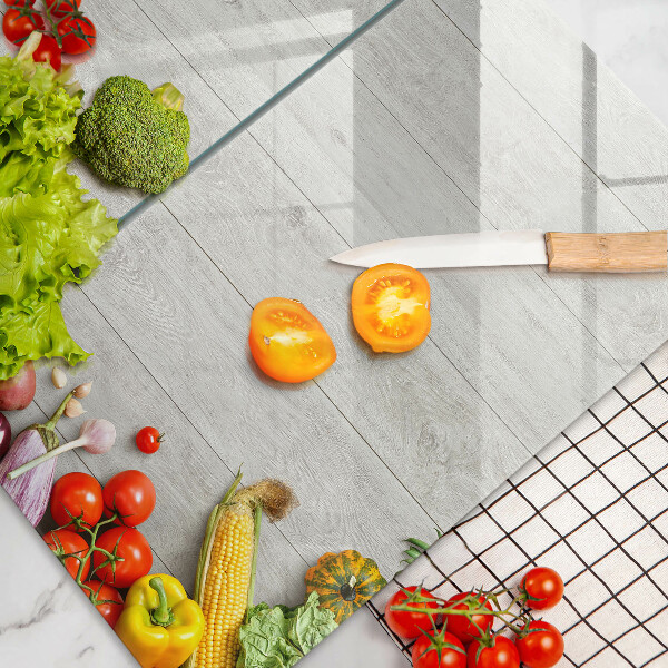 Sklo za varnú dosku Zelenina na doskách