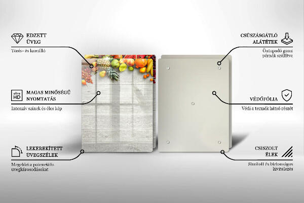 Sklo za varnú dosku Ovocie na doskách