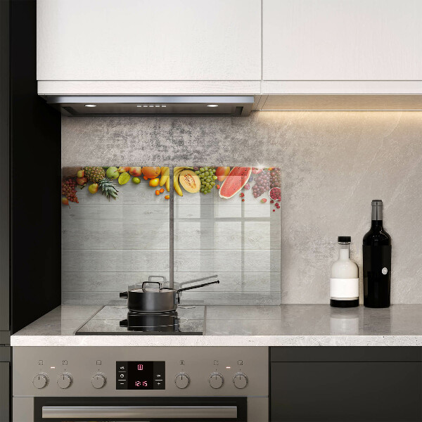 Sklo za varnú dosku Ovocie na doskách