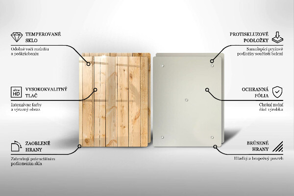 Sklo za varnú dosku Jemné drevené dosky