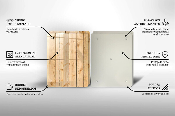 Sklo za varnú dosku Jemné drevené dosky