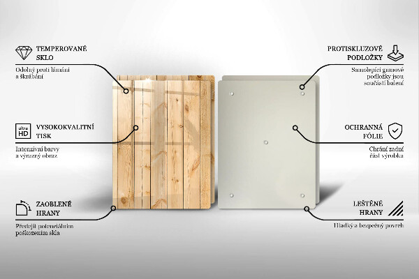 Sklo za varnú dosku Jemné drevené dosky