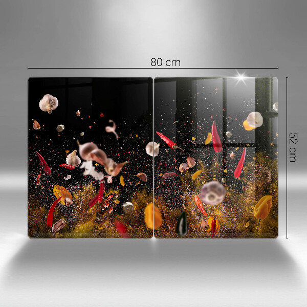 Sklo za varnú dosku Horúce korenie