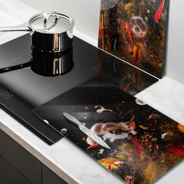Sklo za varnú dosku Horúce korenie