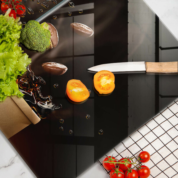 Sklo za varnú dosku Horúce kávové zrná