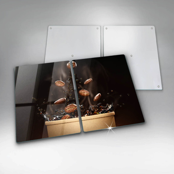 Sklo za varnú dosku Horúce kávové zrná