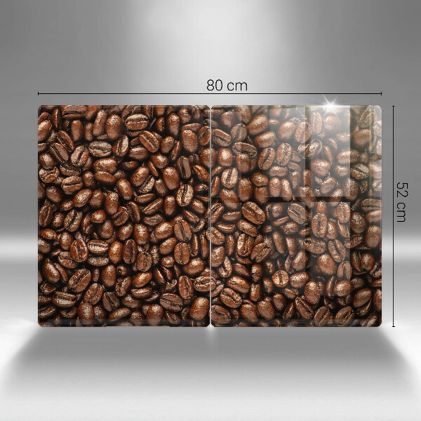 Sklo za varnú dosku Kávové zrná