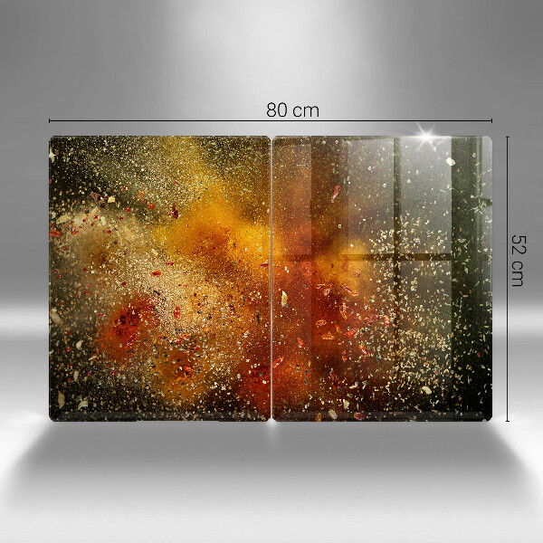 Sklo za varnú dosku Farebné korenie