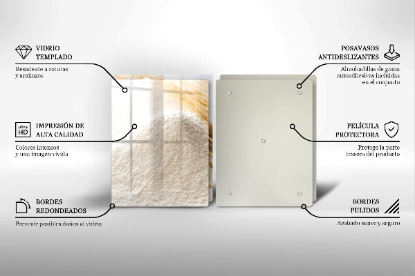 Sklo za varnú dosku Múka a obilné klasy