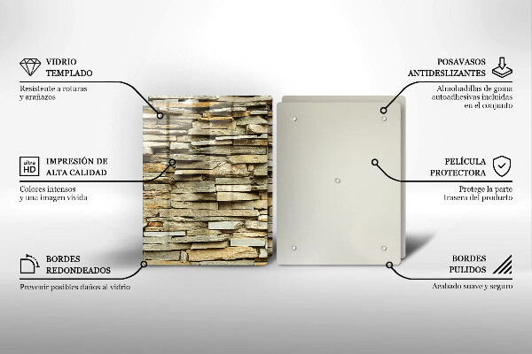 Sklo za varnú dosku Dekoratívne kamene