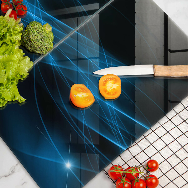 Sklo za varnú dosku Abstraktný modrý dym