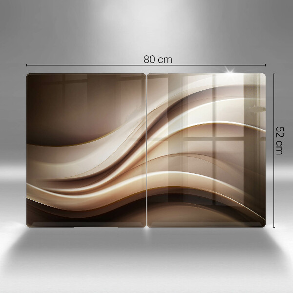 Sklo za varnú dosku Abstrakcia jemné línie