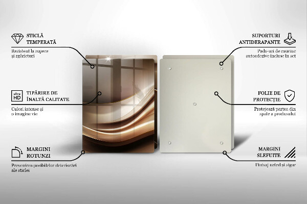 Sklo za varnú dosku Abstrakcia jemné línie