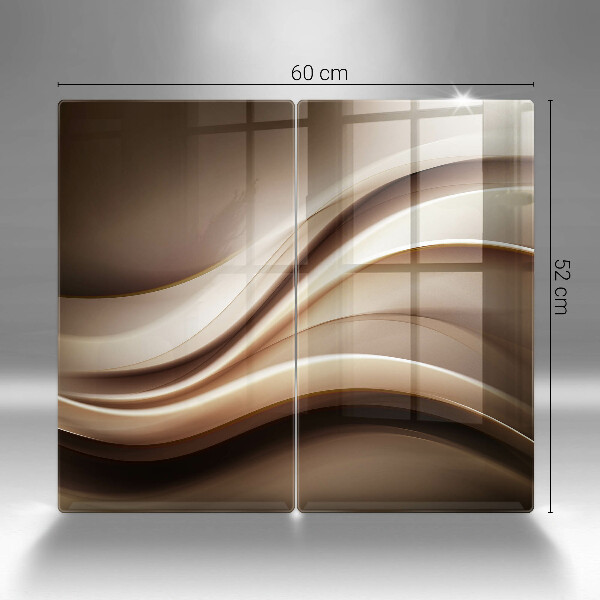 Sklo za varnú dosku Abstrakcia jemné línie