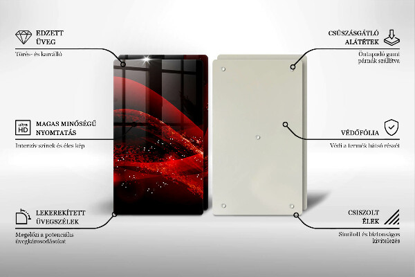 Sklo za varnú dosku Moderná abstrakcia