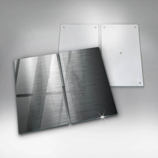 Sklo za varnú dosku Kovová textúra