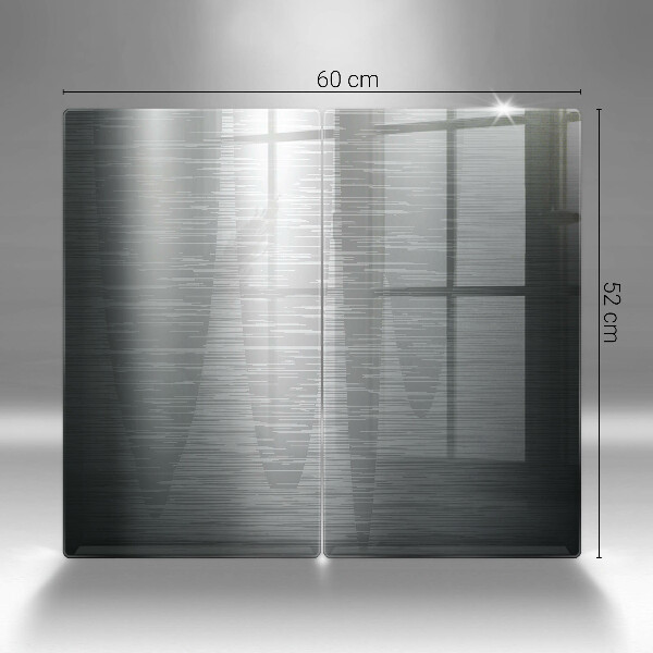 Sklo za varnú dosku Kovová textúra