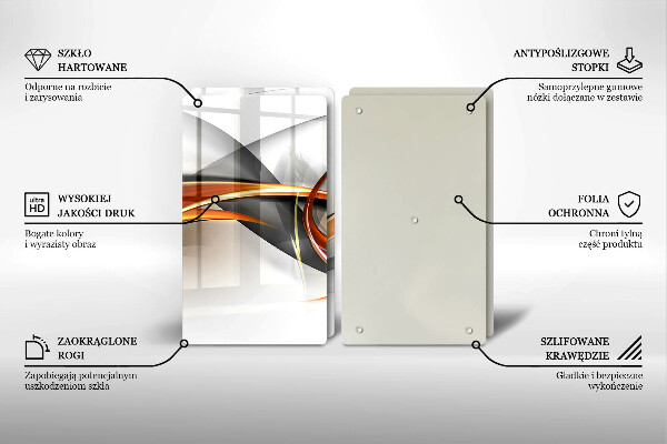 Sklo za varnú dosku Moderné tvary