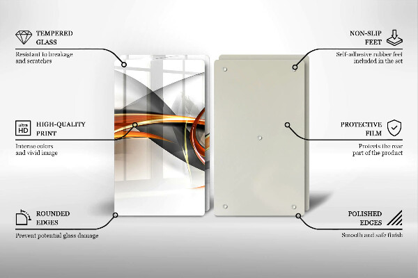 Sklo za varnú dosku Moderné tvary