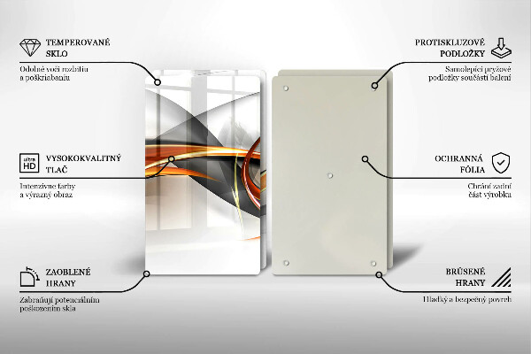 Sklo za varnú dosku Moderné tvary