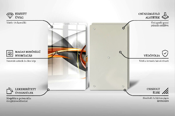 Sklo za varnú dosku Moderné tvary