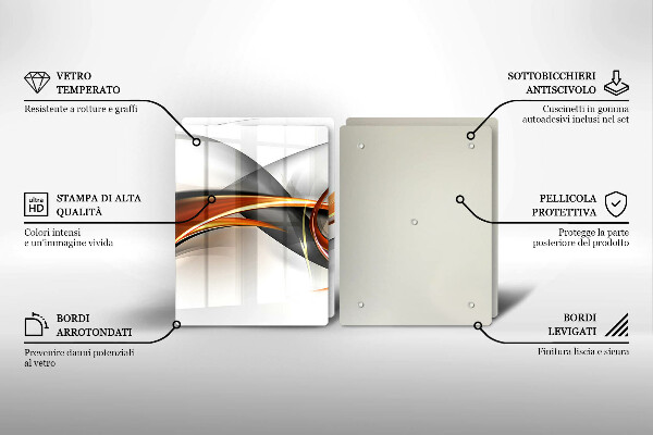 Sklo za varnú dosku Moderné tvary