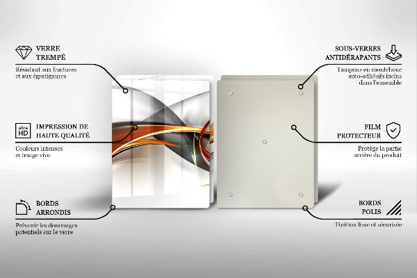Sklo za varnú dosku Moderné tvary