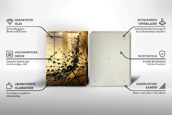 Sklo za varnú dosku Rosa a púpavy