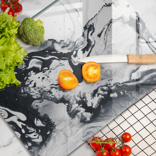 Tvrdené sklo za varnú dosku Atramentová abstrakcia