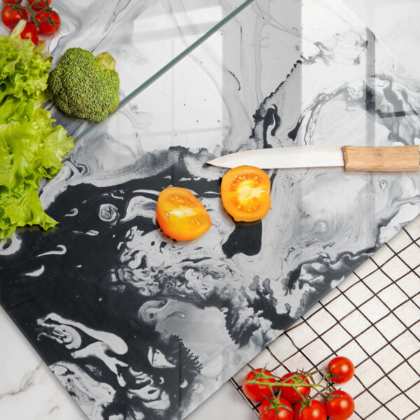 Tvrdené sklo za varnú dosku Atramentová abstrakcia