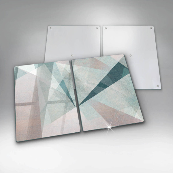 Tvrdené sklo za varnú dosku Ostrá abstrakcia