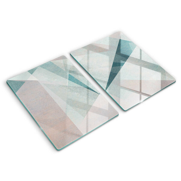 Tvrdené sklo za varnú dosku Ostrá abstrakcia