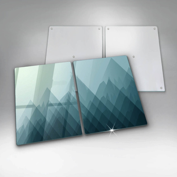 Sklo za varnú dosku Abstraktné hory