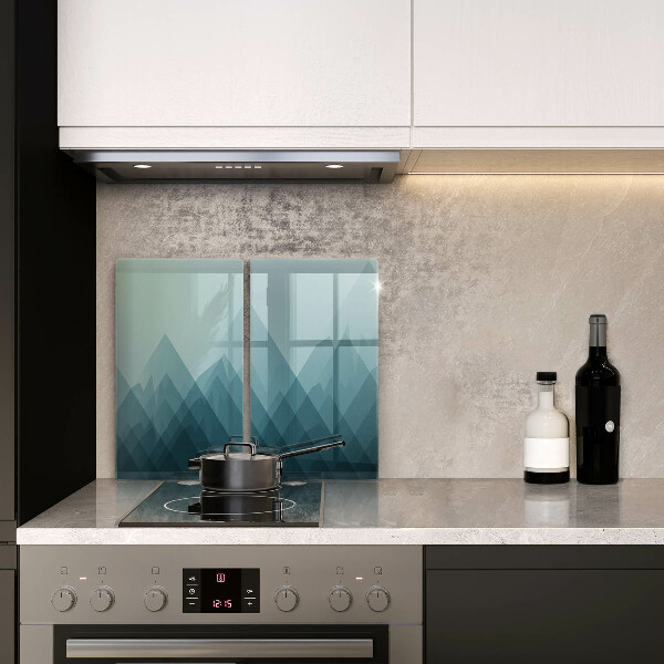 Sklo za varnú dosku Abstraktné hory