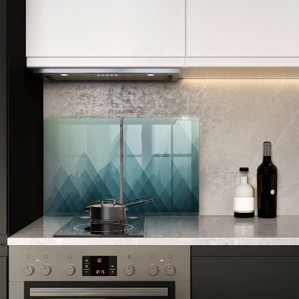 Sklo za varnú dosku Abstraktné hory