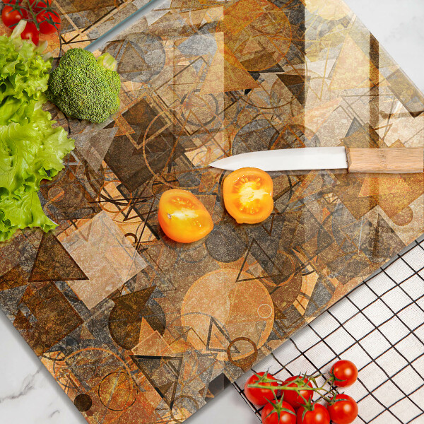 Sklo za varnú dosku Bezšvový vzor geometrických útvarov