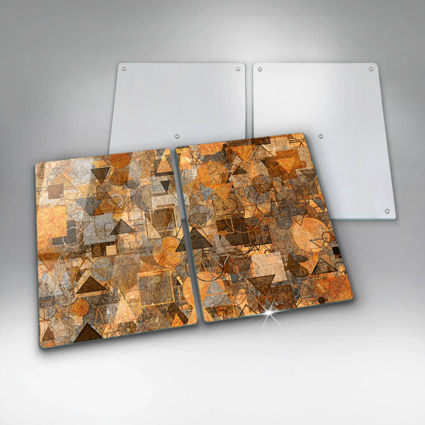 Sklo za varnú dosku Bezšvový vzor geometrických útvarov