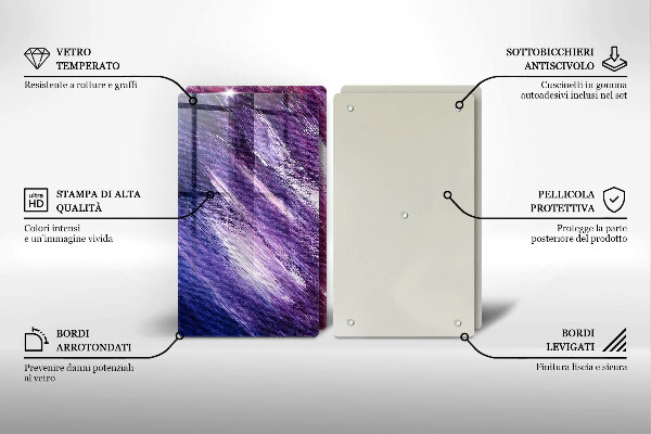 Sklo za varnú dosku Maľovanie abstrakcie