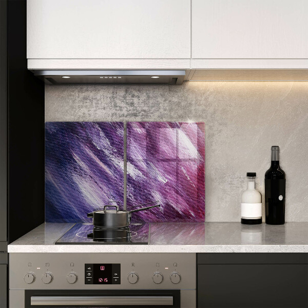 Sklo za varnú dosku Maľovanie abstrakcie