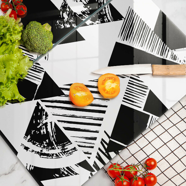 Sklo za varnú dosku Geometrické trojuholníky