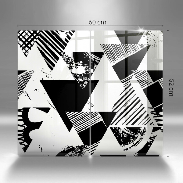 Sklo za varnú dosku Geometrické trojuholníky