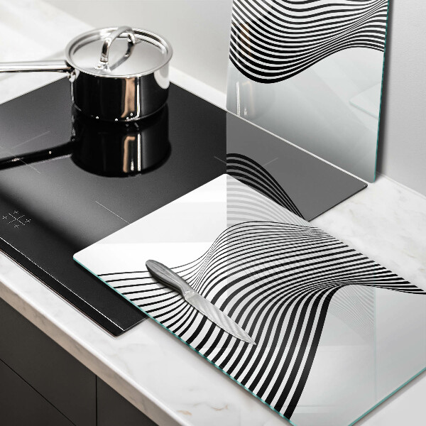 Sklo za varnú dosku Lineárna abstrakcia