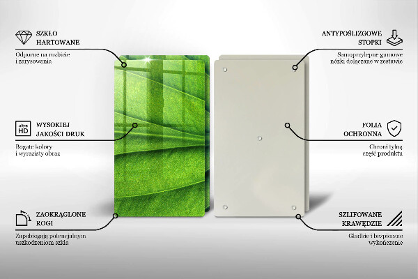 Sklo za varnú dosku Prírodný žilový list