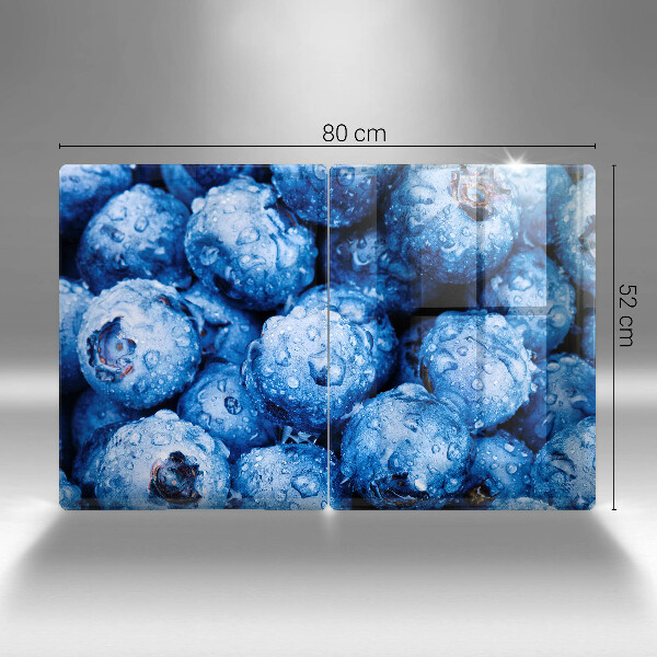 Tvrdené sklo za varnú dosku Šťavnaté čučoriedky